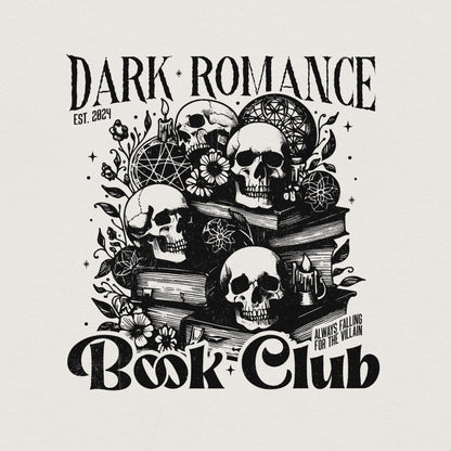 Dark Romance Book Club PNG Alt 2, Book Lover - 300 DPI Design for T-Shirt