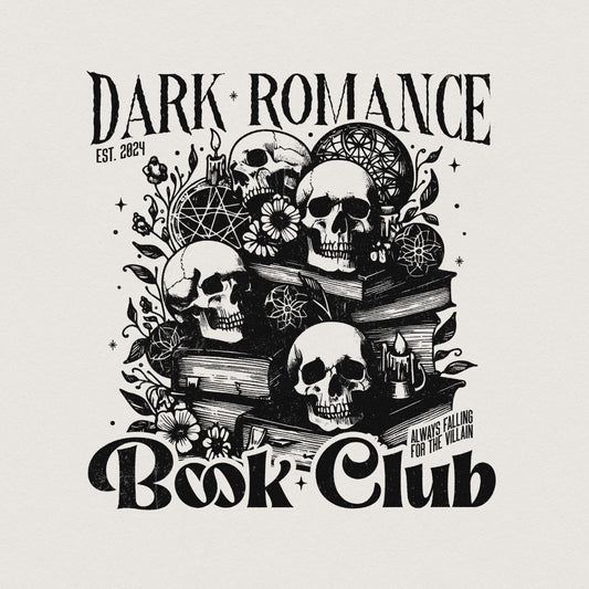 Dark Romance Book Club PNG Alt 2, Book Lover - 300 DPI Design for T-Shirt