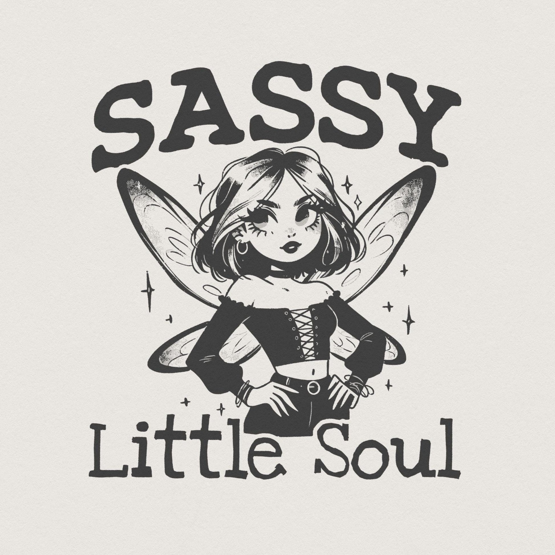 Sassy Little Soul PNG, Sublimation Design - 300 DPI Design for T-Shirt