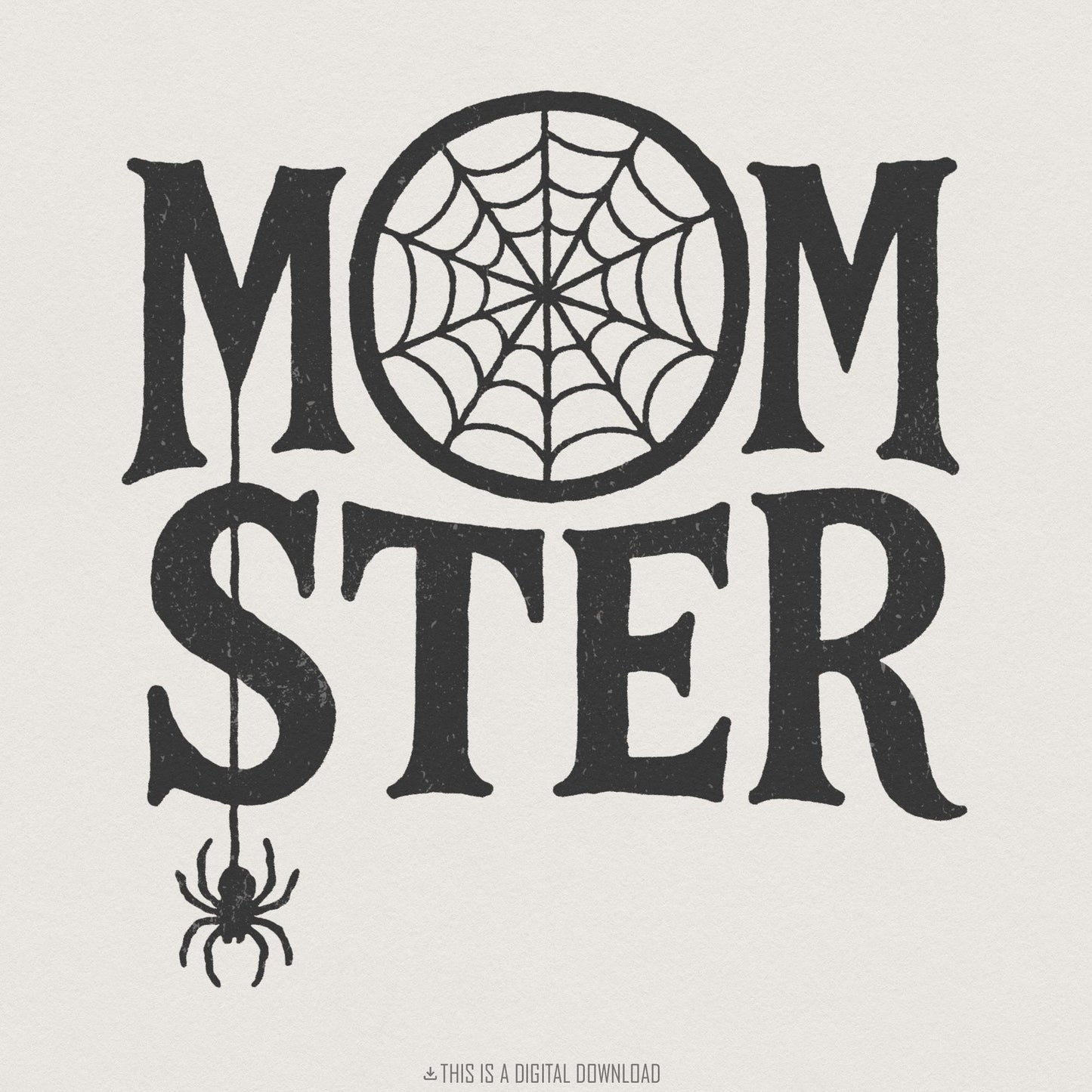 Momster PNG, Halloween Mom Digital Download - 300 DPI Design for T-Shirt
