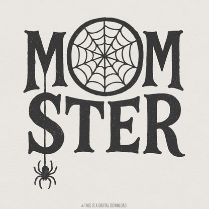 Momster PNG, Halloween Mom Digital Download - 300 DPI Design for T-Shirt