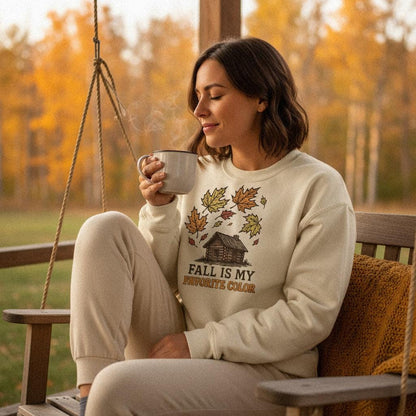 Fall Is My Favorite Color PNG, Autumn Leaves Digital Download - 300 DPI