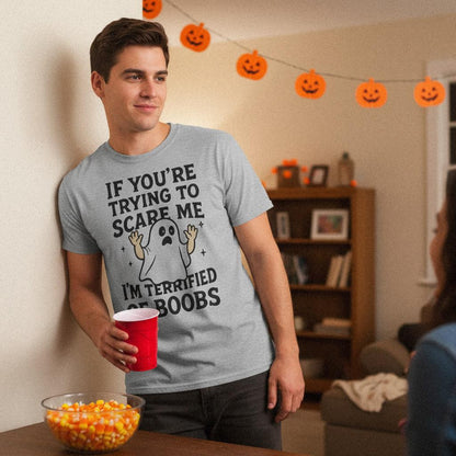 If You’re Trying to Scare Me I’m Terrified of Boobs PNG, Funny Ghost