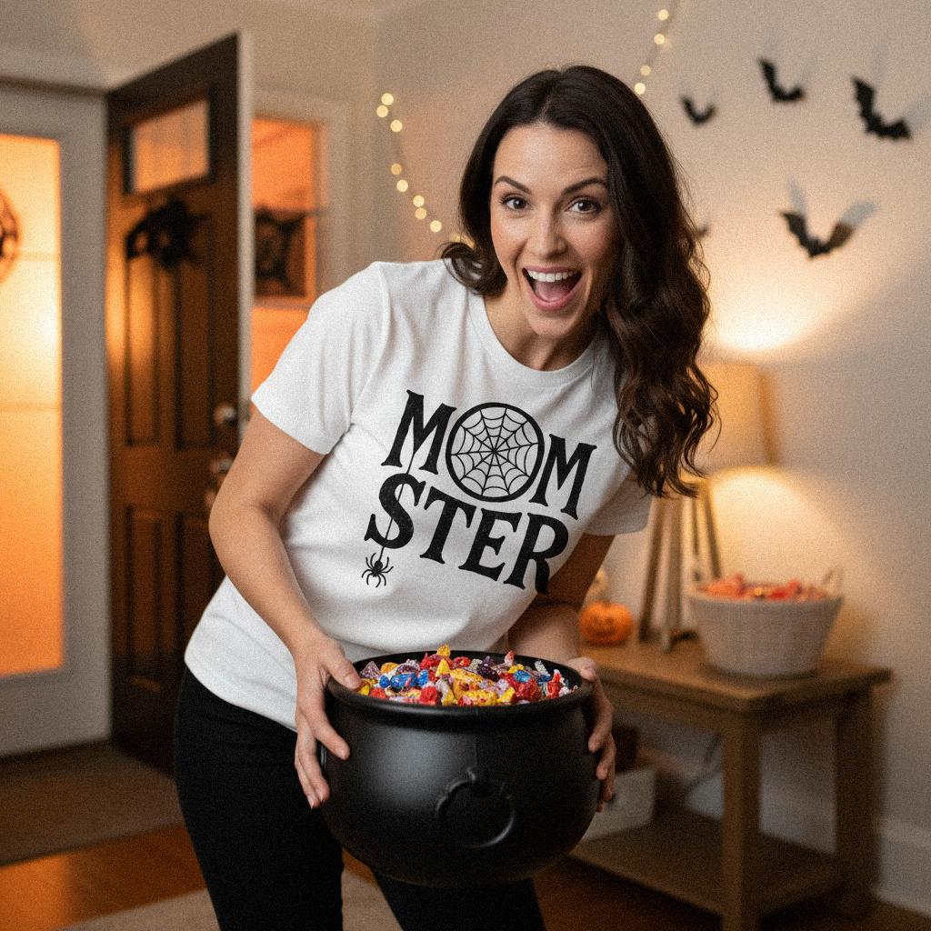 Momster PNG, Halloween Mom Digital Download - 300 DPI Design for T-Shirt