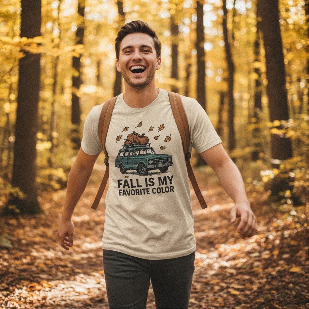 Fall Is My Favorite Color PNG, Autumn Shirt Design - 300 DPI Design for