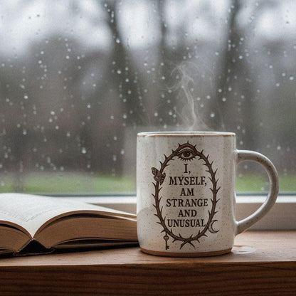 I Myself Am Strange And Unusual PNG, Gothic Wall Art - 300 DPI Design for