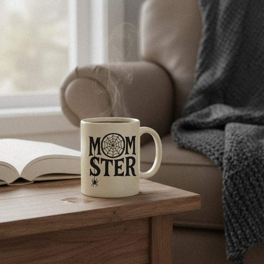 Momster PNG, Halloween Mom Digital Download - 300 DPI Design for T-Shirt