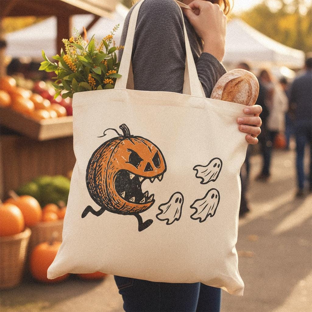 Running Pumpkin PNG Halloween Digital Download, Spooky Ghost Clipart -