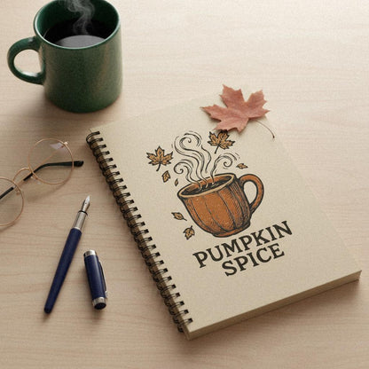 Pumpkin Spice PNG, Autumn Coffee Mug Clipart - 300 DPI Design for T-Shirt