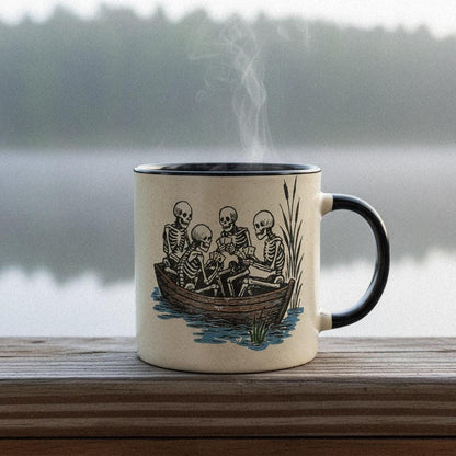 Skeletons Playing Cards PNG, Funny Poker Skeleton Art - 300 DPI Design