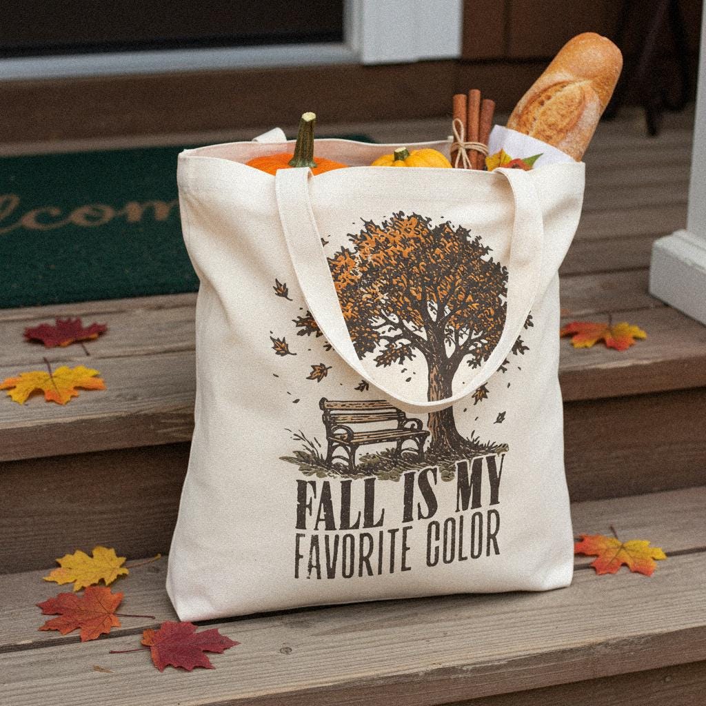 Fall Is My Favorite Color PNG, Autumn Tree Digital Download - 300 DPI