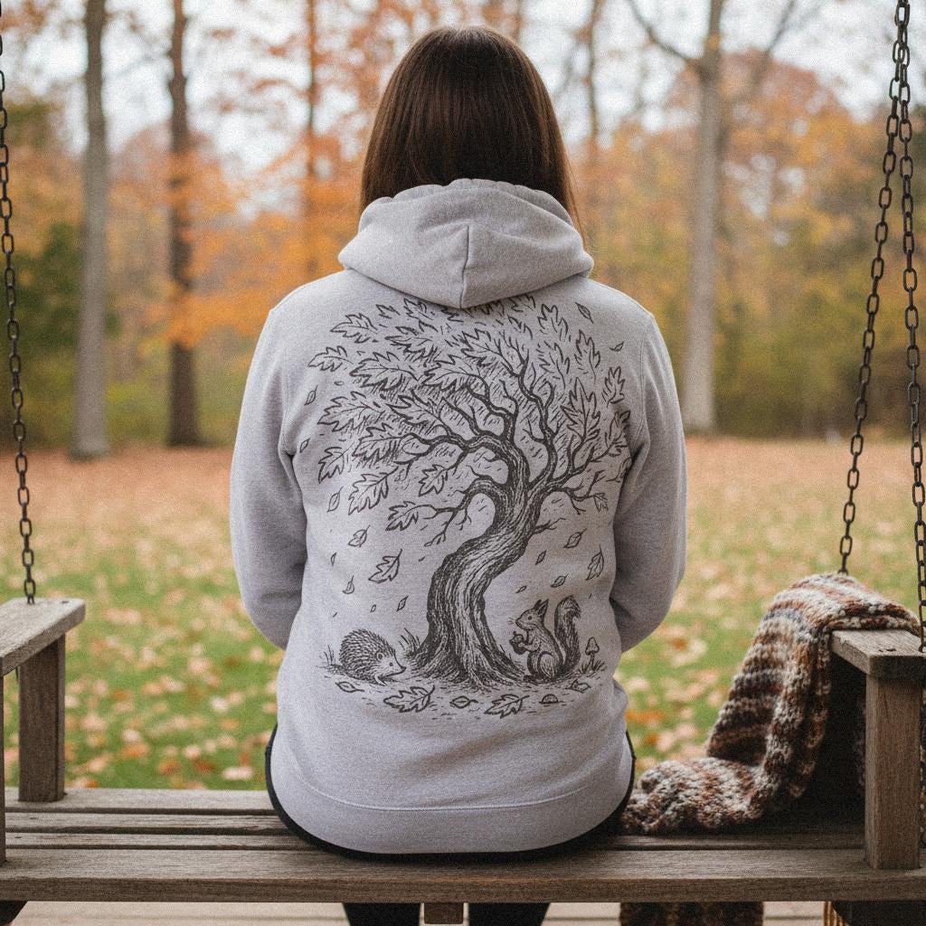 Woodland Friends PNG, Squirrel And Hedgehog Digital Art - 300 DPI Design