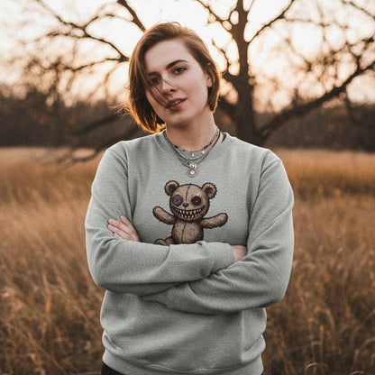 Creepy Teddy Bear Digital Download, Horror Cute Shirt - 300 DPI Design