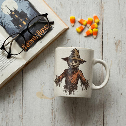 Creepy Scarecrow Halloween Art, Printable Shirt - 300 DPI Design for