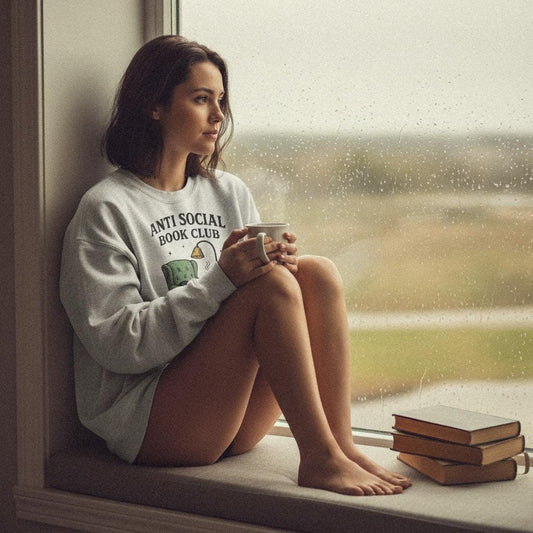 Anti Social Book Club PNG, Member Only Printable - 300 DPI Design for