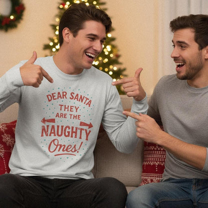 Dear Santa They Are The Naughty Ones PNG, Funny Christmas Shirt - 300 DPI