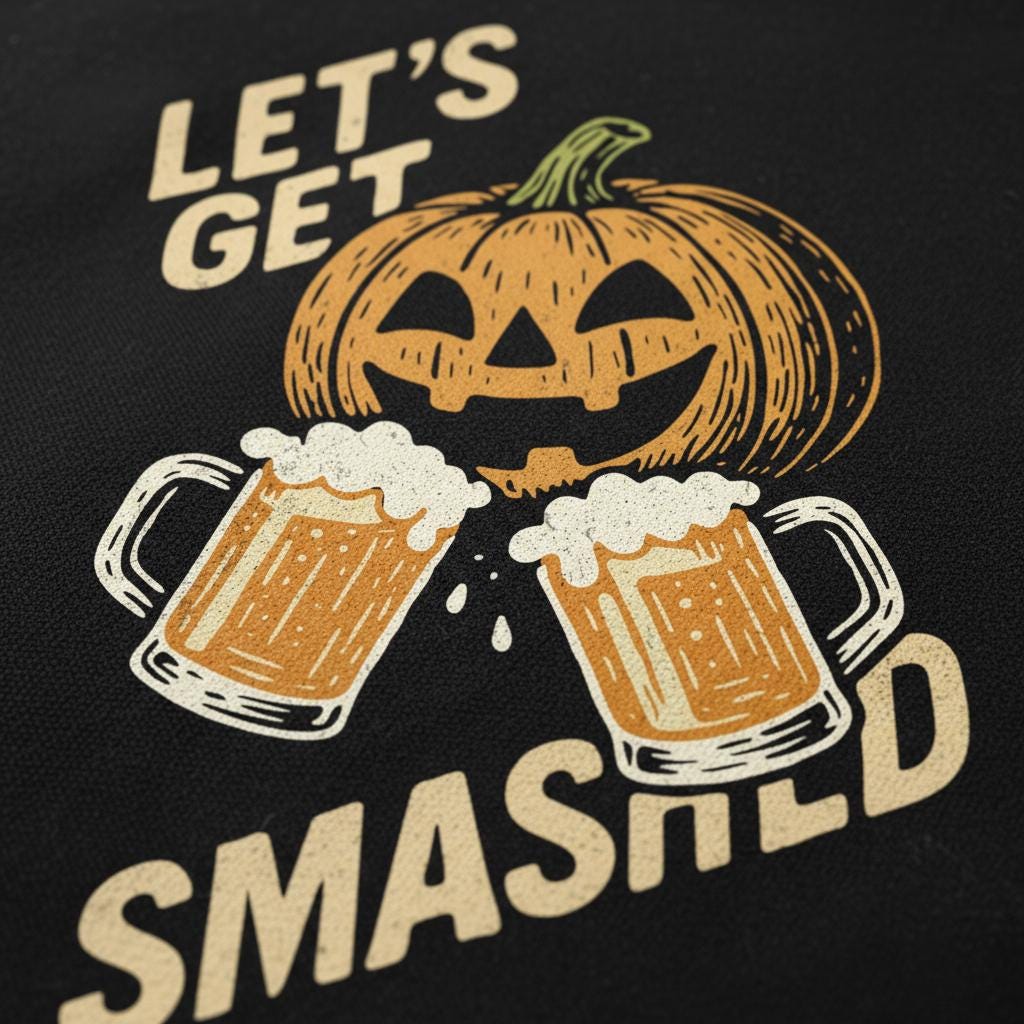 Let’s Get Smashed PNG, Halloween Beer Mug Digital Download - 300 DPI