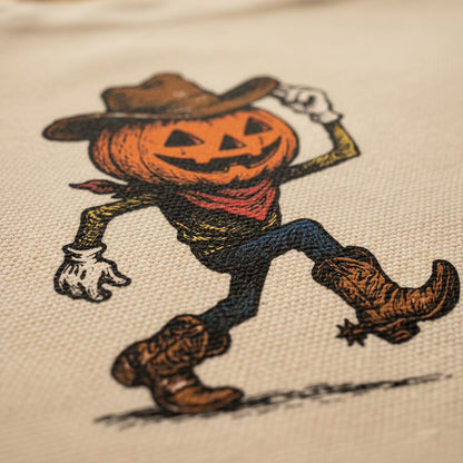 Pumpkin Cowboy PNG, Halloween Digital Download - 300 DPI Design for T-Shirt
