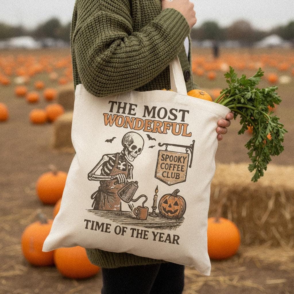 The Most Wonderful Time Of The Year PNG, Spooky Coffee Club Halloween