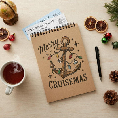 Merry Cruisemas PNG, Nautical Christmas Digital Download - 300 DPI Design