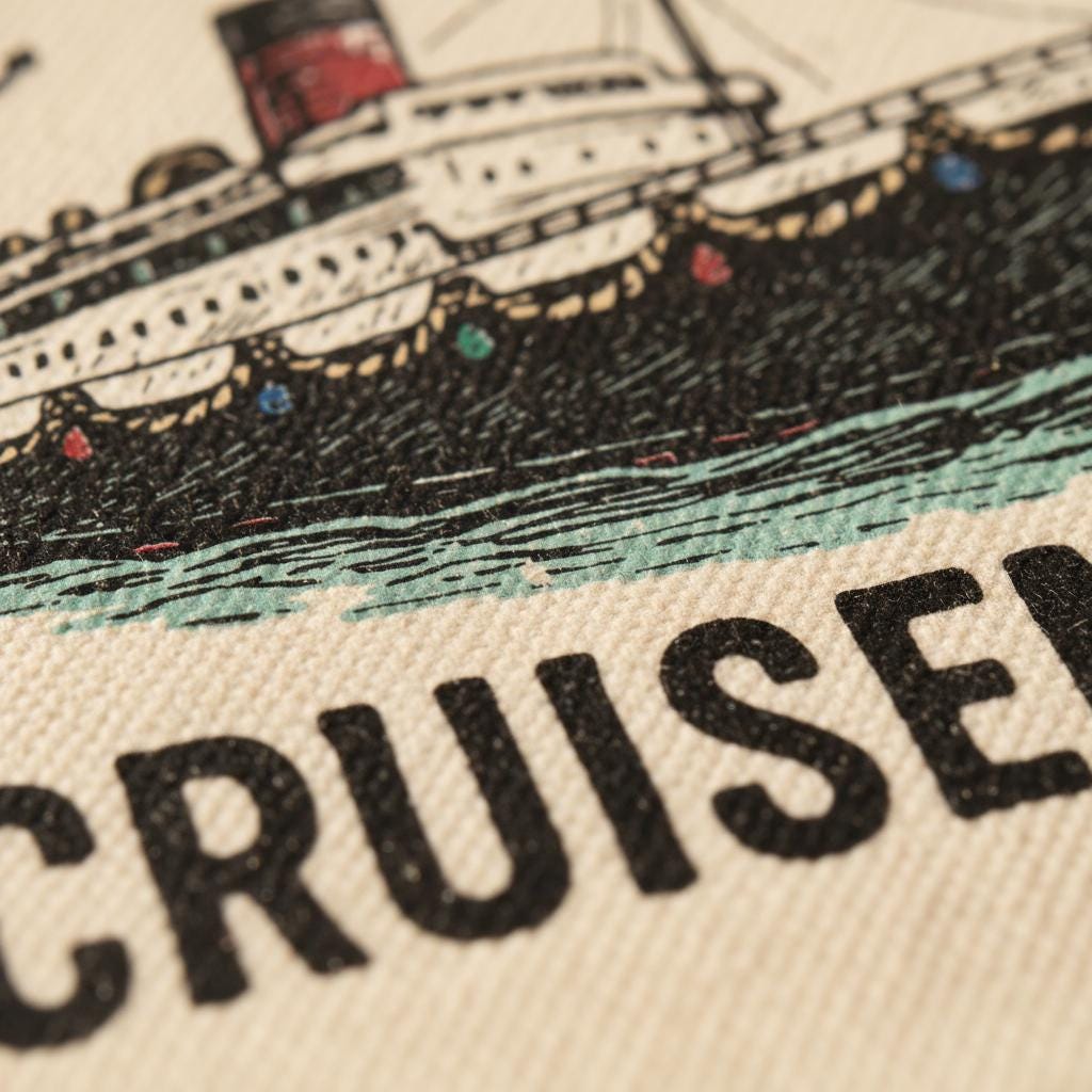 Merry Cruisemas PNG, Cruise Ship Christmas Design - 300 DPI Design for