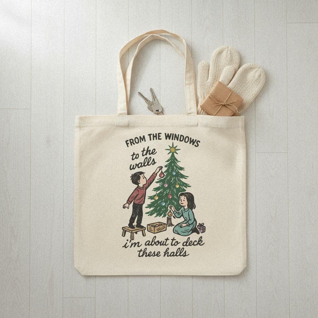 From The Windows To The Walls Deck These Halls PNG, Christmas Shirt