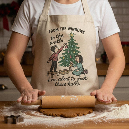 From The Windows To The Walls Deck These Halls PNG, Christmas Shirt