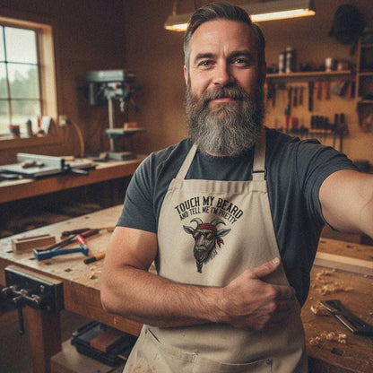 Touch My Beard And Tell Me I'm Pretty PNG, Goat Digital Download - 300