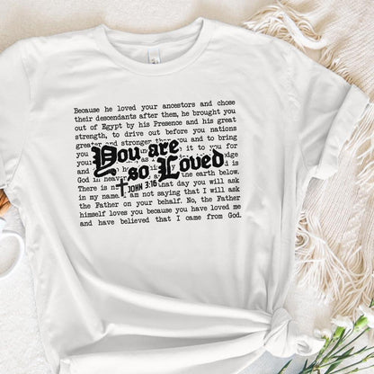 You Are So Loved PNG, Valentine Heart Jesus Love - 300 DPI Design for