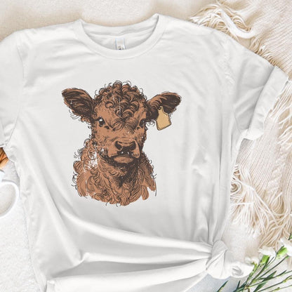 Highland Cow PNG, Desert Western png - 300 DPI Design for T-Shirt