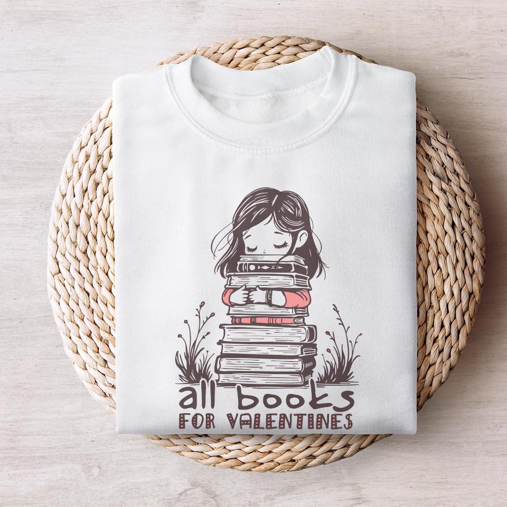 All Books for Valentines PNG, Sublimation Design - 300 DPI Design for
