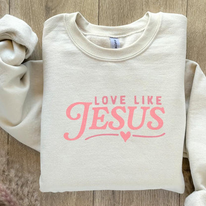 Love Like Jesus PNG, Valentine PNG - 300 DPI Design for T-Shirt