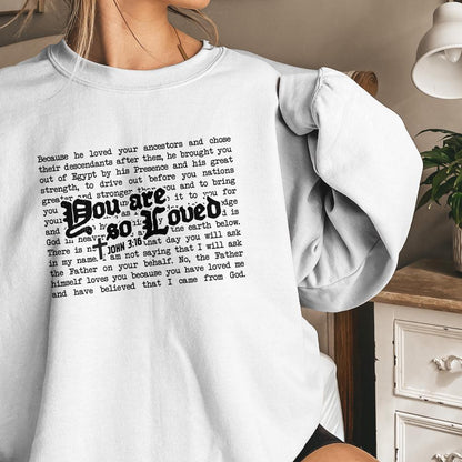 You Are So Loved PNG, Valentine Heart Jesus Love - 300 DPI Design for