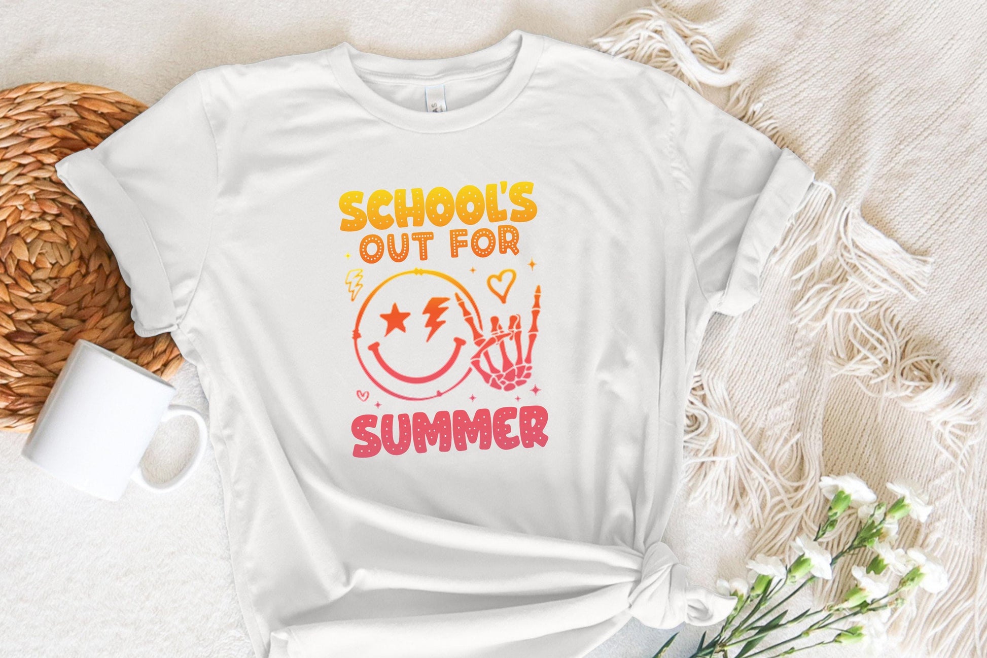 School's Out For Summer PNG, Teacher Summer Design - 300 DPI Design for