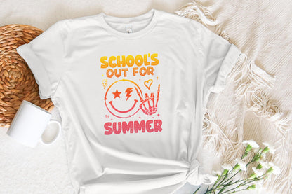 School's Out For Summer PNG, Teacher Summer Design - 300 DPI Design for