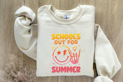 School's Out For Summer PNG, Teacher Summer Design - 300 DPI Design for