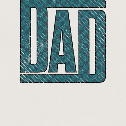 Checkered Dad PNG, Retro Father's Day Design - 300 DPI Design for T-Shirt
