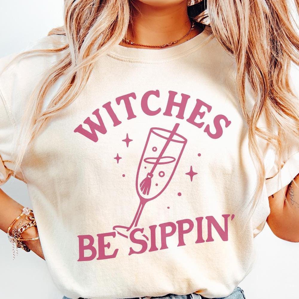 Witches Be Sippin' PNG, Halloween Cocktail Digital Download - 300 DPI