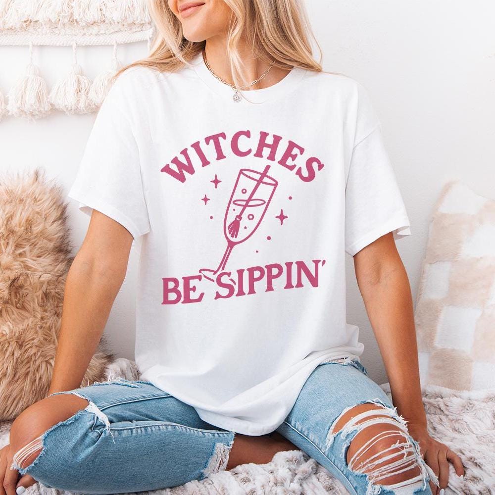 Witches Be Sippin' PNG, Halloween Cocktail Digital Download - 300 DPI