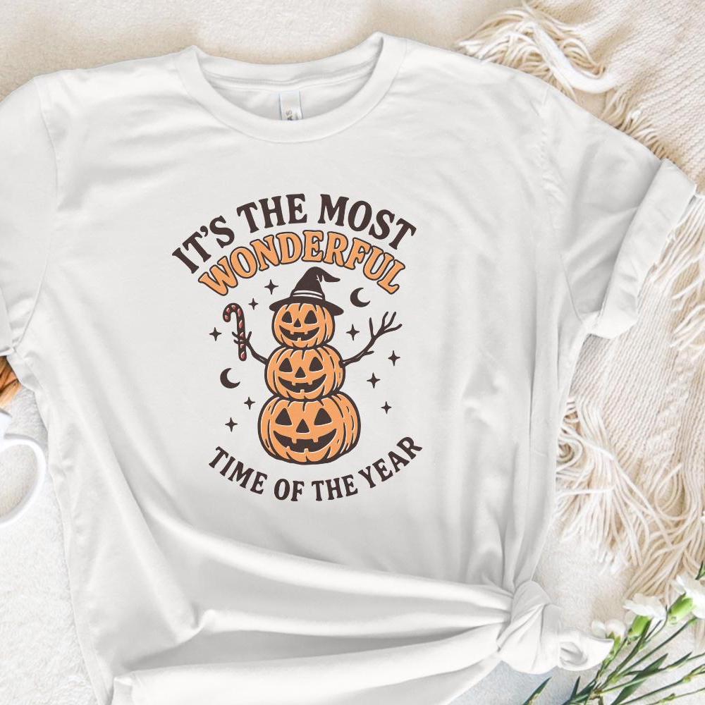 It's the Most Wonderful Time of the Year PNG, Halloween Pumpkin Stack