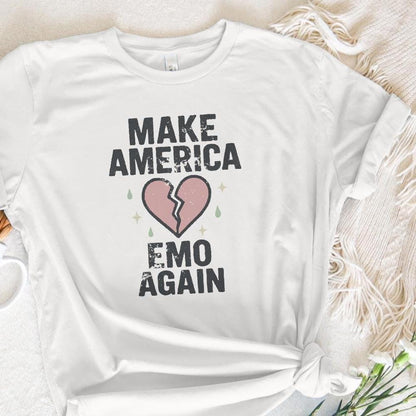 Make America Emo Again PNG, Broken Heart Digital Download - 300 DPI