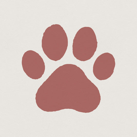 Brown Paw Print PNG, Digital Download for Pet Lovers - 300 DPI Design for