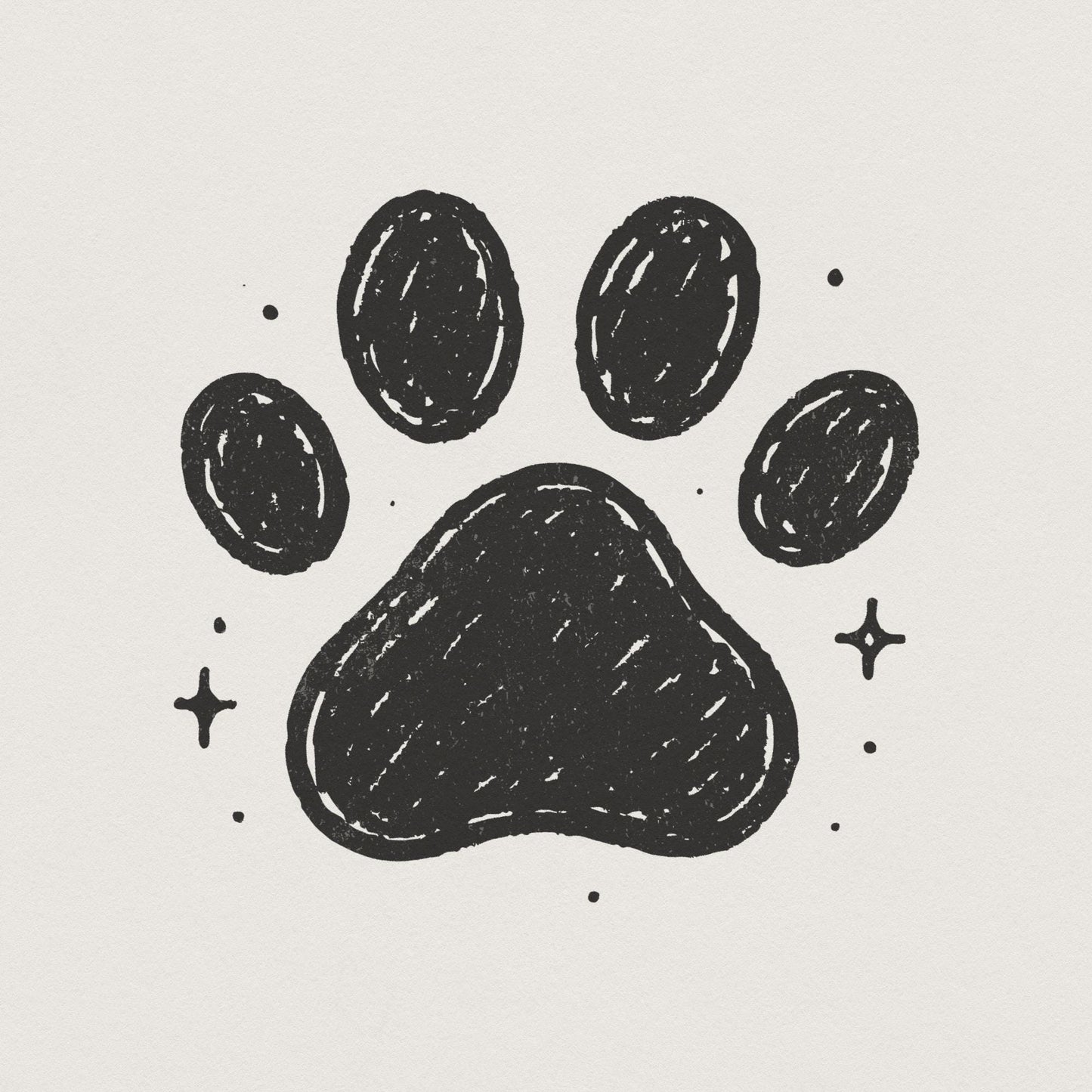 Paw Print PNG, Pet Lover Digital Download - 300 DPI Design for T-Shirt