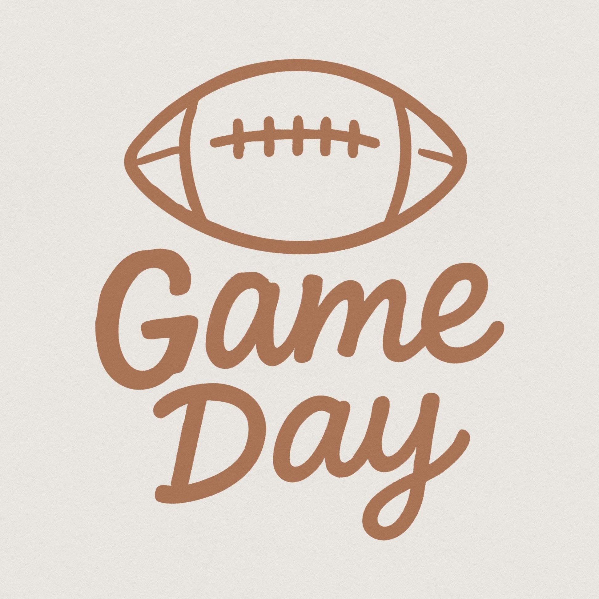 Game Day PNG, Football Digital Download - 300 DPI Design for T-Shirt