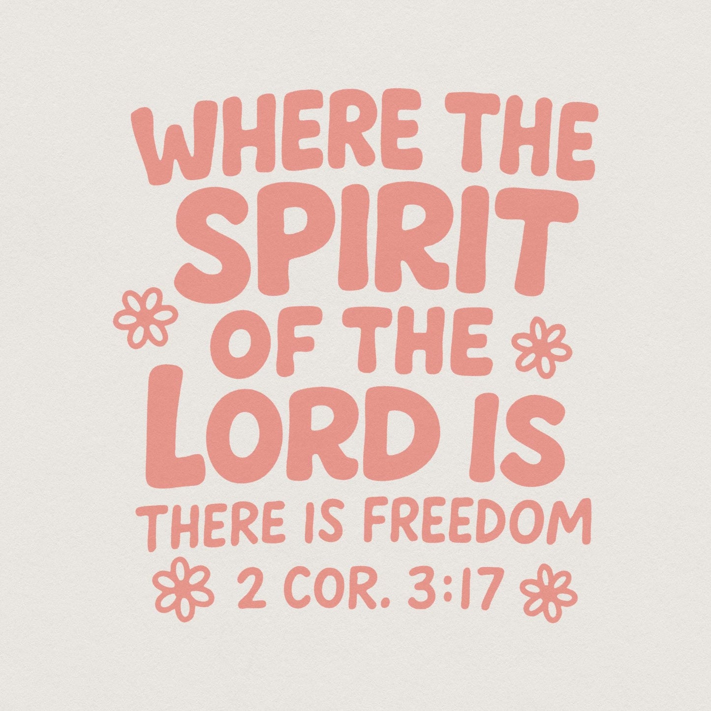 Where The Spirit Of The Lord Is PNG, Bible Verse Shirt - 300 DPI Design