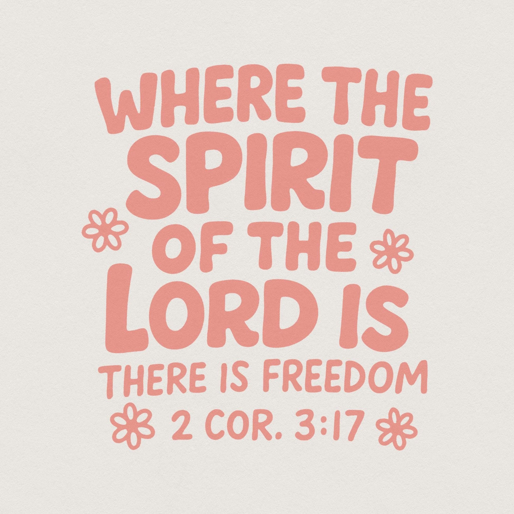 Where The Spirit Of The Lord Is PNG, Bible Verse Shirt - 300 DPI Design