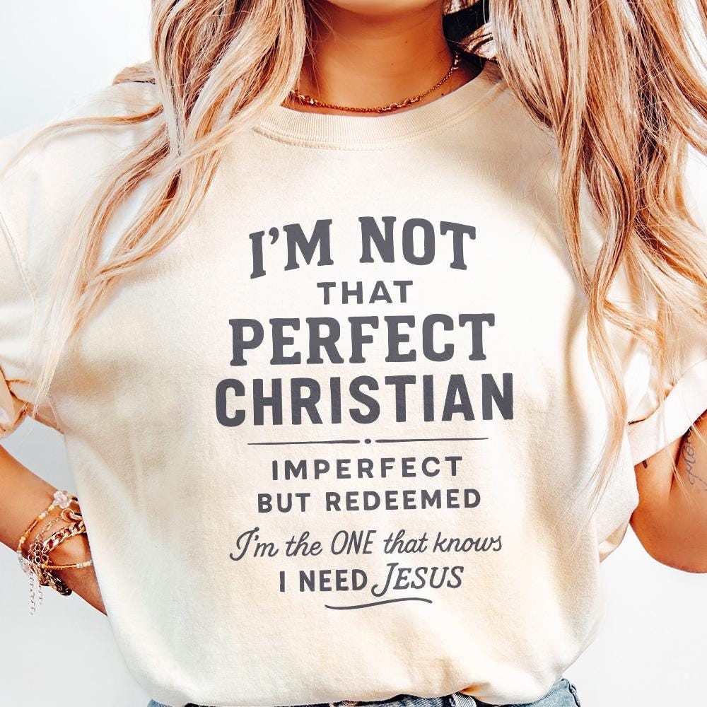 I'm Not That Perfect Christian PNG, Imperfect But Redeemed - 300 DPI