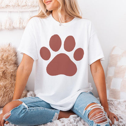 Brown Paw Print PNG, Digital Download for Pet Lovers - 300 DPI Design for