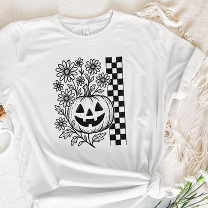 Jack O Lantern Flowers PNG, Halloween Pumpkin Digital Download - 300 DPI