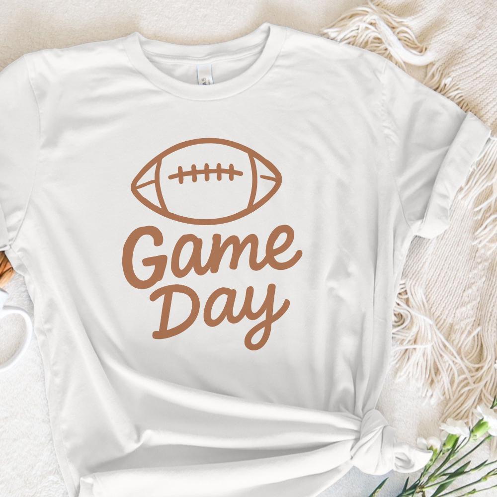 Game Day PNG, Football Digital Download - 300 DPI Design for T-Shirt